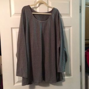 Grey long sleeved T-shirt